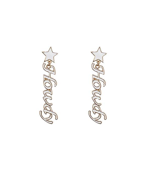 Ace High Trends EARRINGS,WESTERN POST EARRINGS