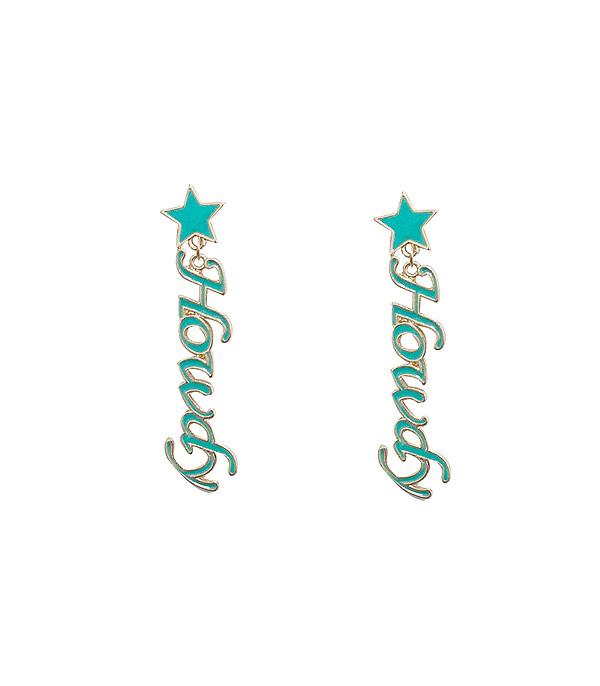 Ace High Trends EARRINGS,WESTERN POST EARRINGS