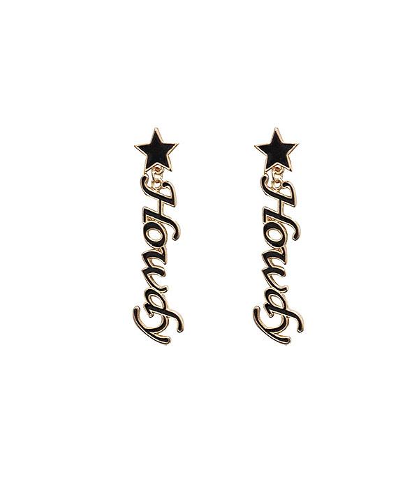 Ace High Trends EARRINGS,WESTERN POST EARRINGS