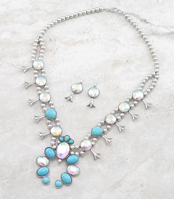 Ace High Trends NECKLACES,WESTERN SQUASH BLOSSOM NECKLACES