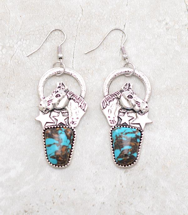 Ace High Trends EARRINGS,WESTERN HOOK EARRINGS