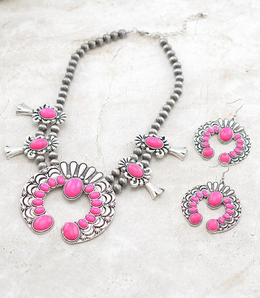 Ace High Trends NECKLACES,WESTERN SQUASH BLOSSOM NECKLACES