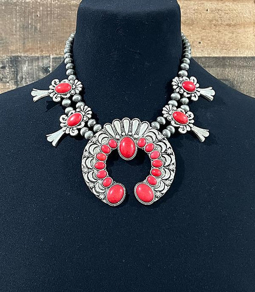 Ace High Trends NECKLACES,WESTERN SQUASH BLOSSOM NECKLACES