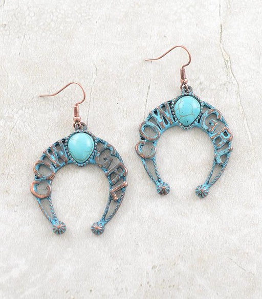 Ace High Trends EARRINGS,WESTERN SQUASH BLOSSOM EARRINGS