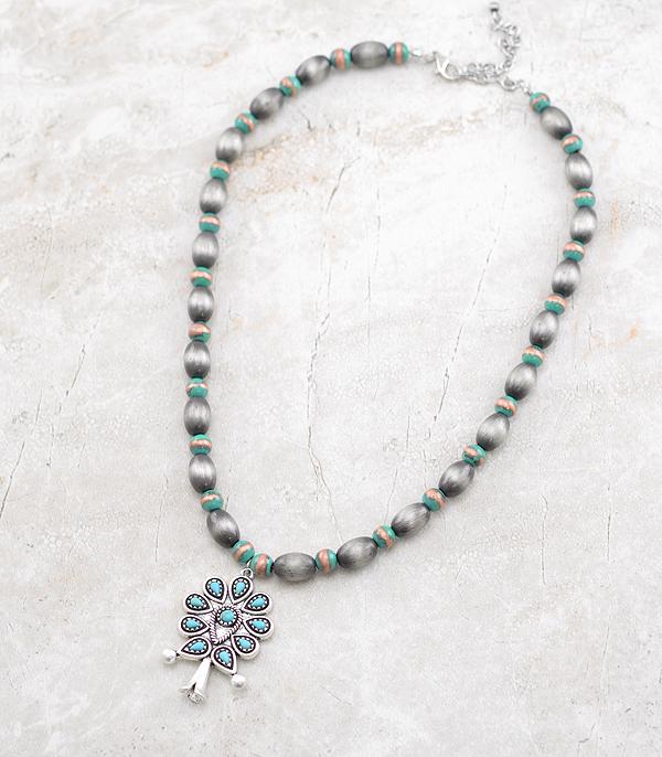 Ace High Trends NECKLACES,WESTERN TREND,NECKLACES,WESTERN SQUASH BLOSSOM NECKLACES