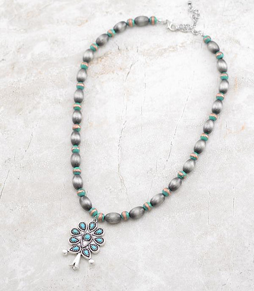 Ace High Trends NECKLACES,WESTERN TREND,NECKLACES,WESTERN SQUASH BLOSSOM NECKLACES