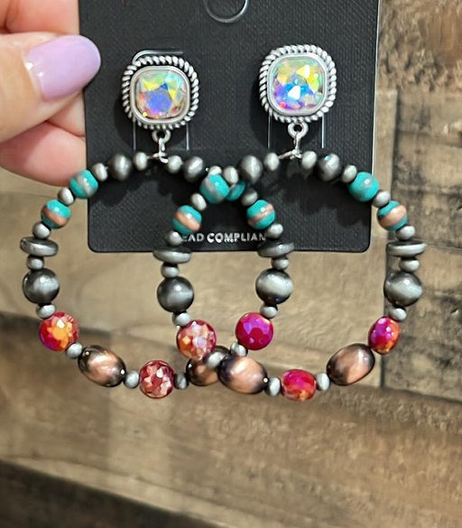 Ace High Trends EARRINGS,WESTERN POST EARRINGS