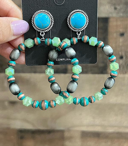 Ace High Trends EARRINGS,WESTERN POST EARRINGS