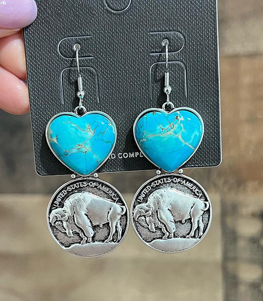 Ace High Trends EARRINGS,WESTERN HOOK EARRINGS