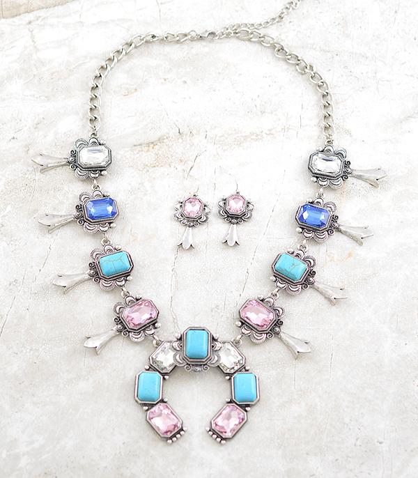 Ace High Trends NECKLACES,WESTERN SQUASH BLOSSOM NECKLACES