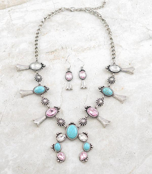 Ace High Trends NECKLACES,WESTERN SQUASH BLOSSOM NECKLACES