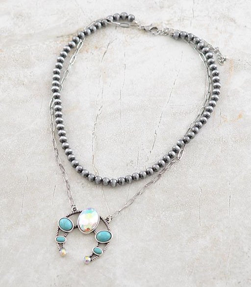 Ace High Trends NECKLACES,WESTERN SQUASH BLOSSOM NECKLACES