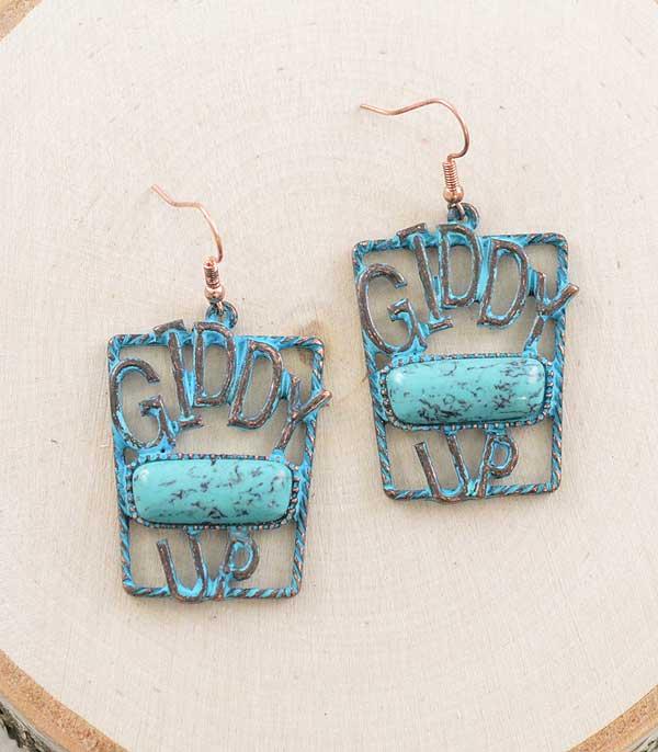 Ace High Trends EARRINGS,WESTERN HOOK EARRINGS