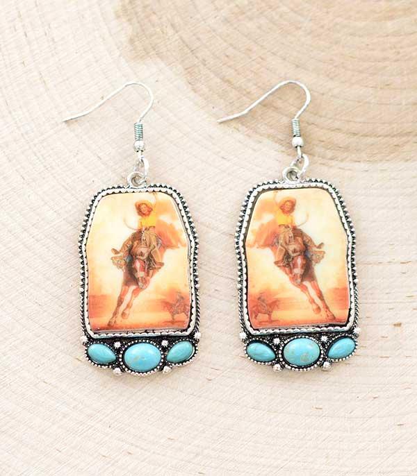 Ace High Trends EARRINGS,WESTERN POST EARRINGS