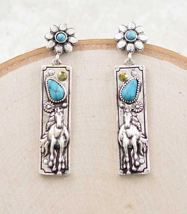 Ace High Trends EARRINGS,WESTERN POST EARRINGS