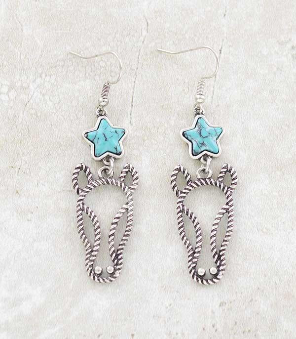 Ace High Trends EARRINGS,WESTERN HOOK EARRINGS