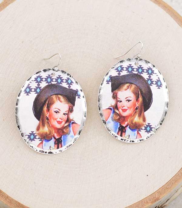 Ace High Trends EARRINGS,WESTERN HOOK EARRINGS