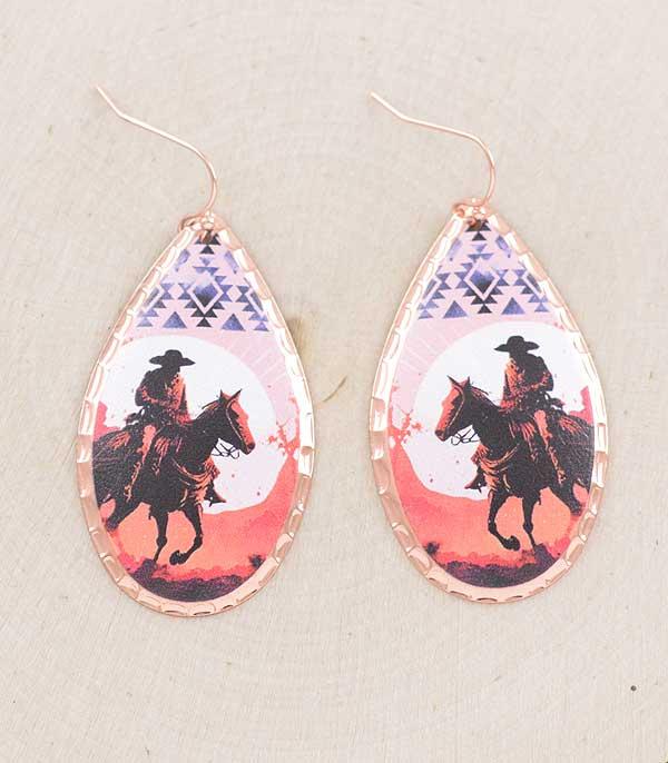 Ace High Trends EARRINGS,WESTERN HOOK EARRINGS