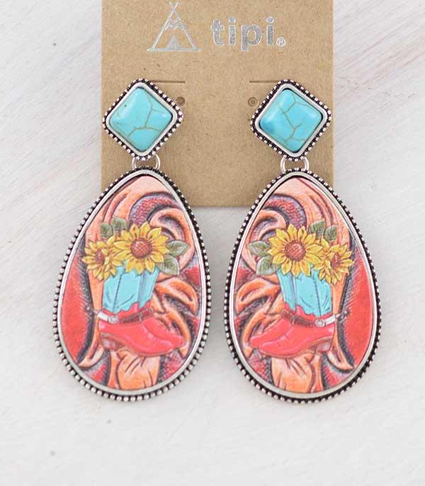 Ace High Trends EARRINGS,WESTERN POST EARRINGS