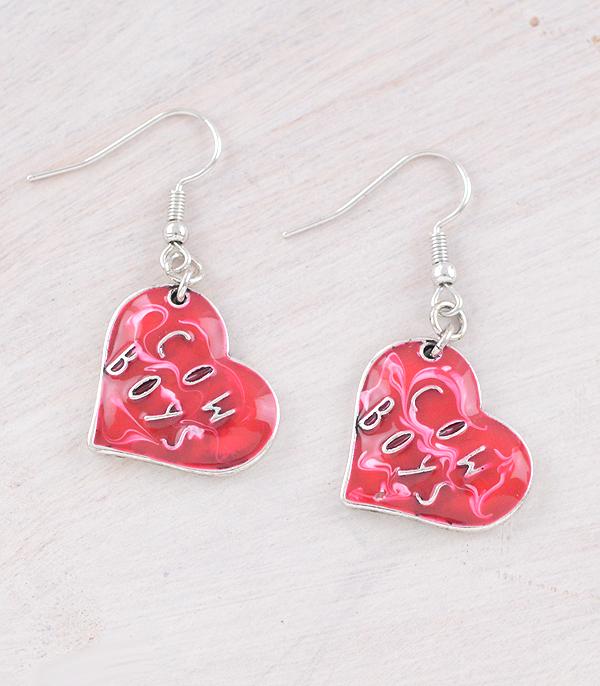 Ace High Trends EARRINGS,WESTERN HOOK EARRINGS,VALENTINE'S
