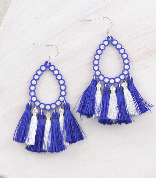 Ace High Trends EARRINGS,WESTERN HOOK EARRINGS,RED,WHITE, AND BLUE