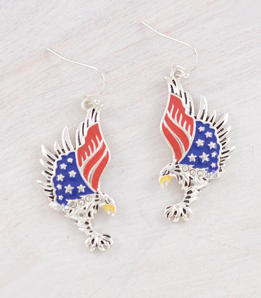 Ace High Trends EARRINGS,TRENDY EARRINGS,RED,WHITE, AND BLUE
