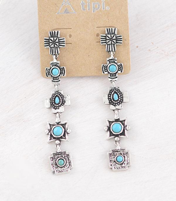 Ace High Trends EARRINGS,WESTERN POST EARRINGS