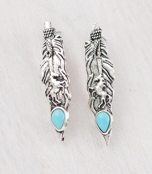 Ace High Trends EARRINGS,WESTERN POST EARRINGS