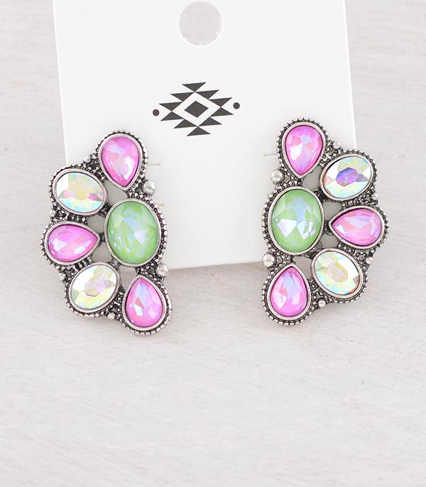 Ace High Trends EARRINGS,WESTERN POST EARRINGS