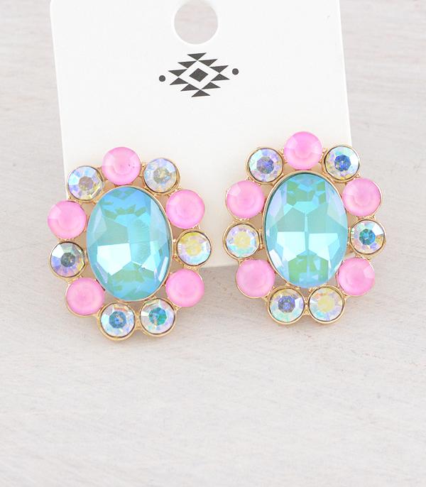 Ace High Trends EARRINGS,WESTERN POST EARRINGS
