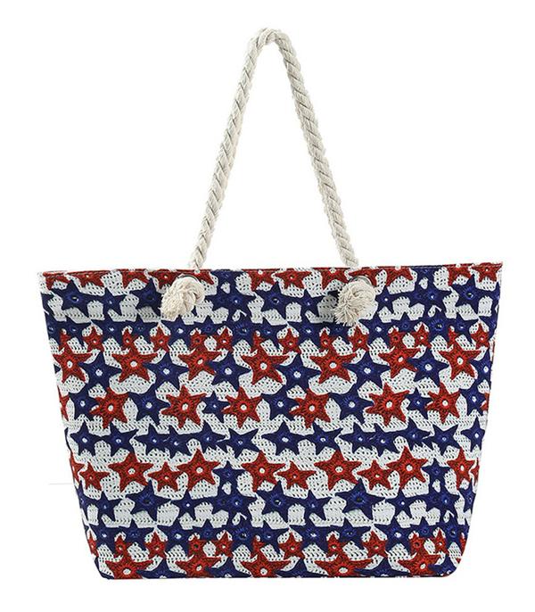 Ace High Trends HANDBAGS,FASHION,RED,WHITE, AND BLUE