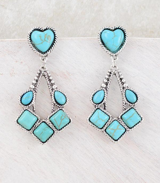 Ace High Trends EARRINGS,WESTERN POST EARRINGS