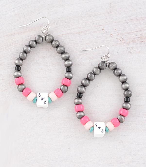 Ace High Trends EARRINGS,WESTERN HOOK EARRINGS