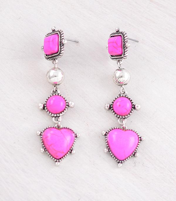 Ace High Trends EARRINGS,WESTERN POST EARRINGS,VALENTINE'S