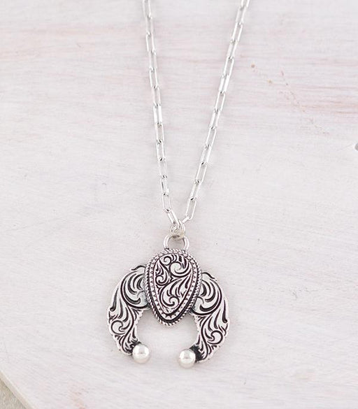 Ace High Trends NECKLACES,WESTERN SQUASH BLOSSOM NECKLACES,NECKLACES,CHAIN WITH PENDANT