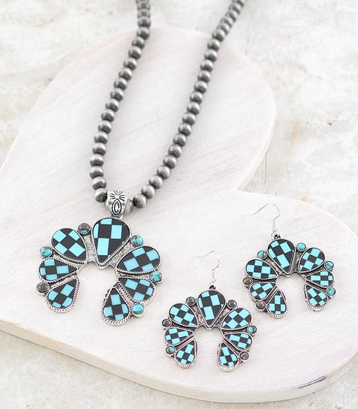 Ace High Trends NECKLACES,WESTERN SQUASH BLOSSOM NECKLACES