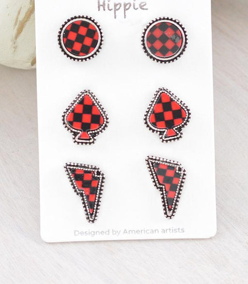 Ace High Trends EARRINGS,WESTERN POST EARRINGS