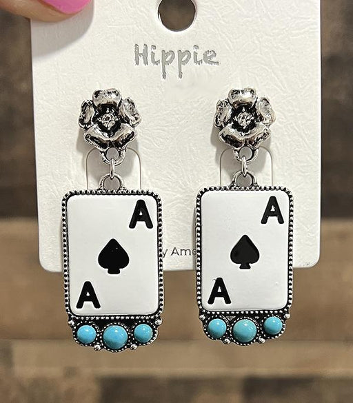 Ace High Trends EARRINGS,WESTERN POST EARRINGS