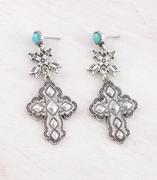 Ace High Trends EARRINGS,WESTERN POST EARRINGS