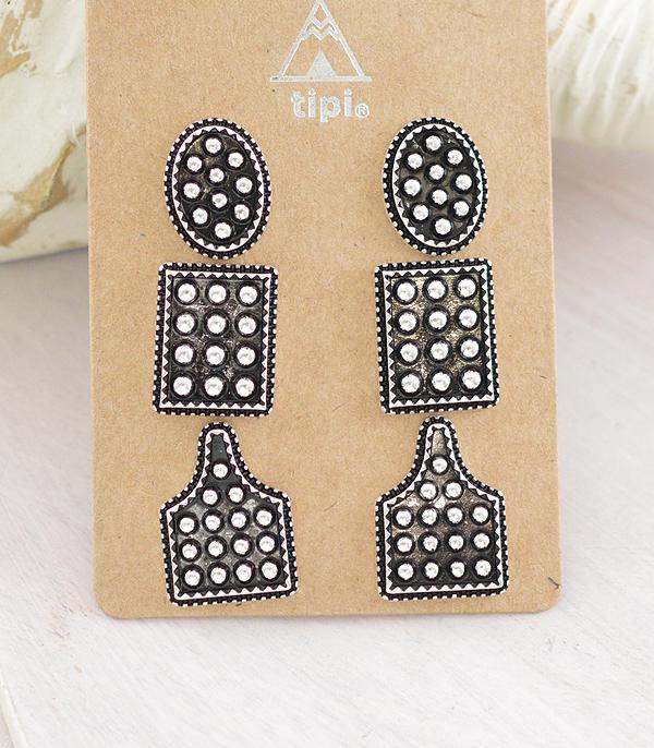 Ace High Trends EARRINGS,WESTERN POST EARRINGS