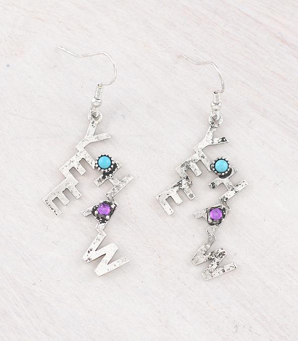 Ace High Trends EARRINGS,WESTERN HOOK EARRINGS