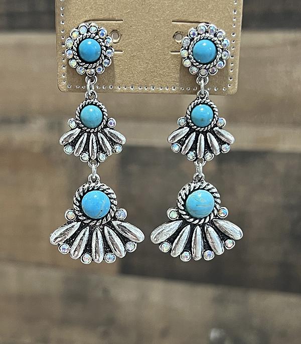 Ace High Trends EARRINGS,WESTERN POST EARRINGS