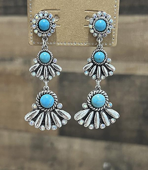 Ace High Trends EARRINGS,WESTERN POST EARRINGS