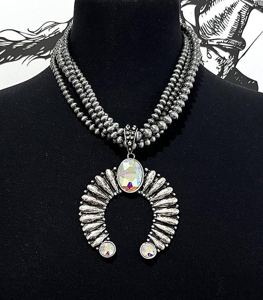 Ace High Trends NECKLACES,WESTERN SQUASH BLOSSOM NECKLACES