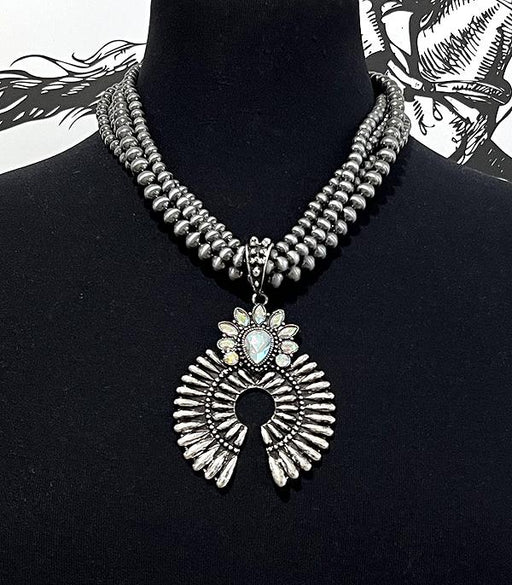 Ace High Trends NECKLACES,WESTERN SQUASH BLOSSOM NECKLACES
