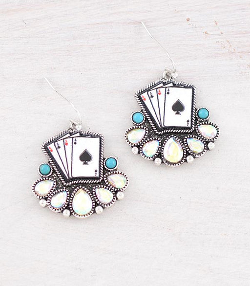 Ace High Trends EARRINGS,WESTERN HOOK EARRINGS