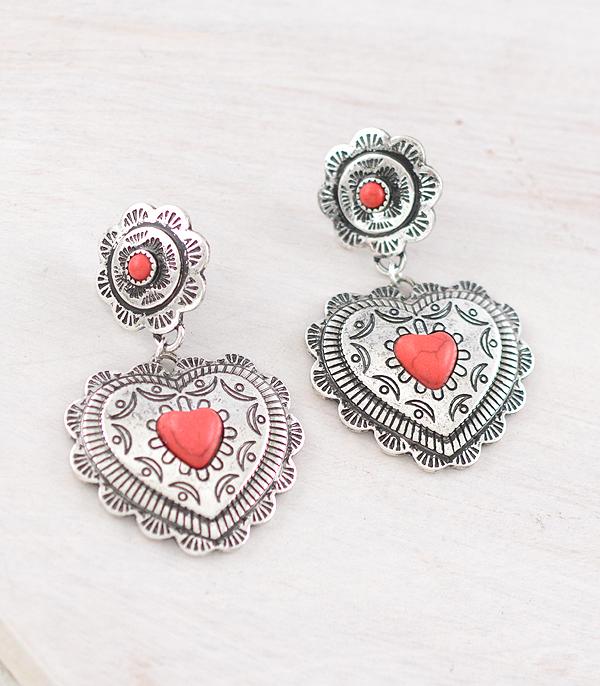 Ace High Trends EARRINGS,WESTERN POST EARRINGS,VALENTINE'S