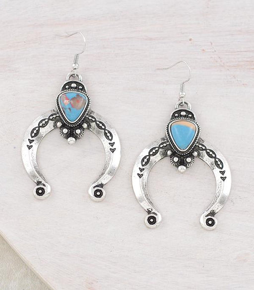 Ace High Trends EARRINGS,WESTERN SQUASH BLOSSOM EARRINGS