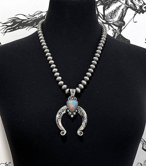 Ace High Trends NECKLACES,WESTERN SQUASH BLOSSOM NECKLACES