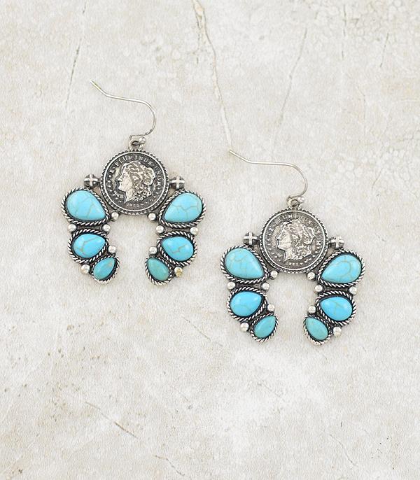 Ace High Trends EARRINGS,WESTERN SQUASH BLOSSOM EARRINGS,WHAT'S NEW